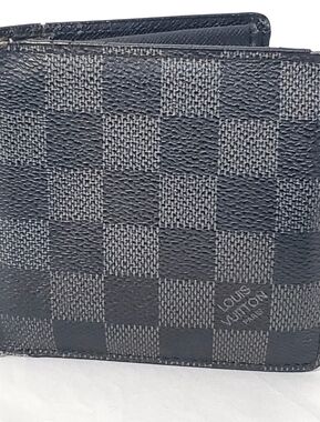 Louis Vuitton Damier Graphite Black Bi-Fold Wallet